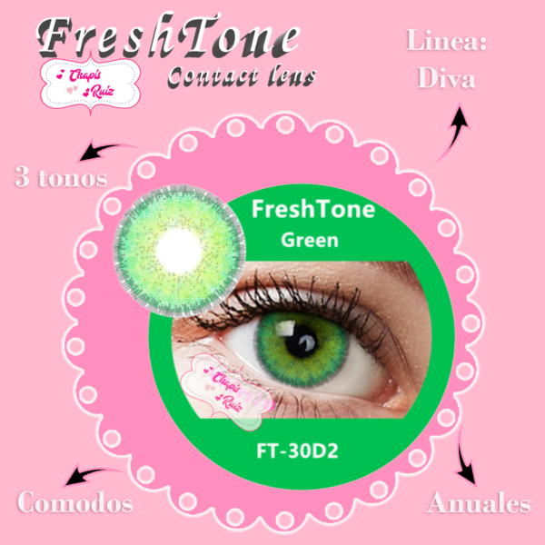 👁️ 𝐏𝐮𝐩𝐢𝐥𝐞𝐧𝐭𝐞𝐬 𝐅𝐫𝐞𝐬𝐡𝐭𝐨𝐧𝐞 👁️ ‼️Tono : Green (Diva)