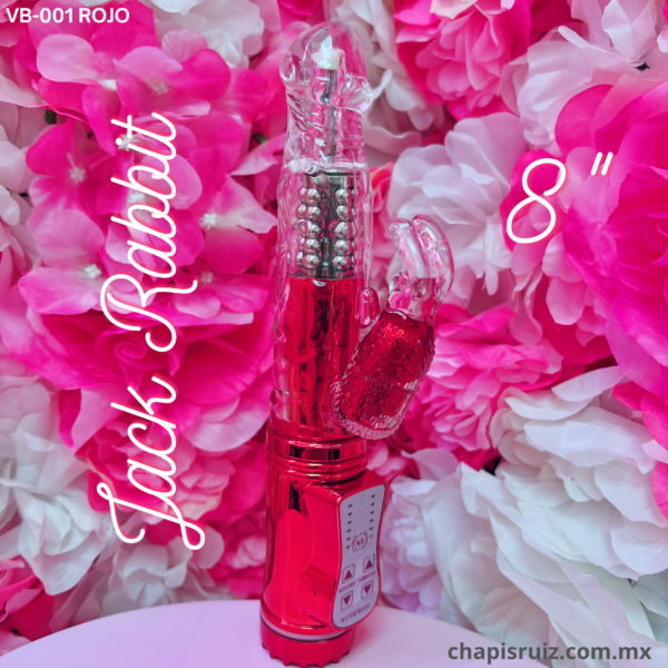 ❤️𝐉𝐀𝐂𝐊 𝐑𝐀𝐁𝐁𝐈𝐓 – 𝐕𝐈𝐁𝐑𝐀𝐃𝐎𝐑 𝐌𝐔𝐋𝐓𝐈𝐎𝐑𝐆𝐀𝐒𝐌𝐈𝐂𝐎 𝟖″ VB-001 ROJO❤️