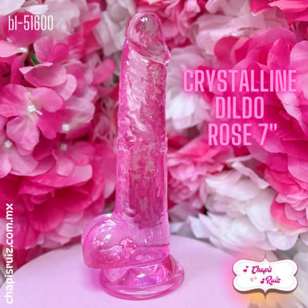 🌸 𝟕″ 𝐂𝐑𝐘𝐒𝐓𝐀𝐋𝐋𝐈𝐍𝐄 𝐃𝐈𝐋𝐃𝐎 𝐑𝐎𝐒𝐄 BL-51600🌸