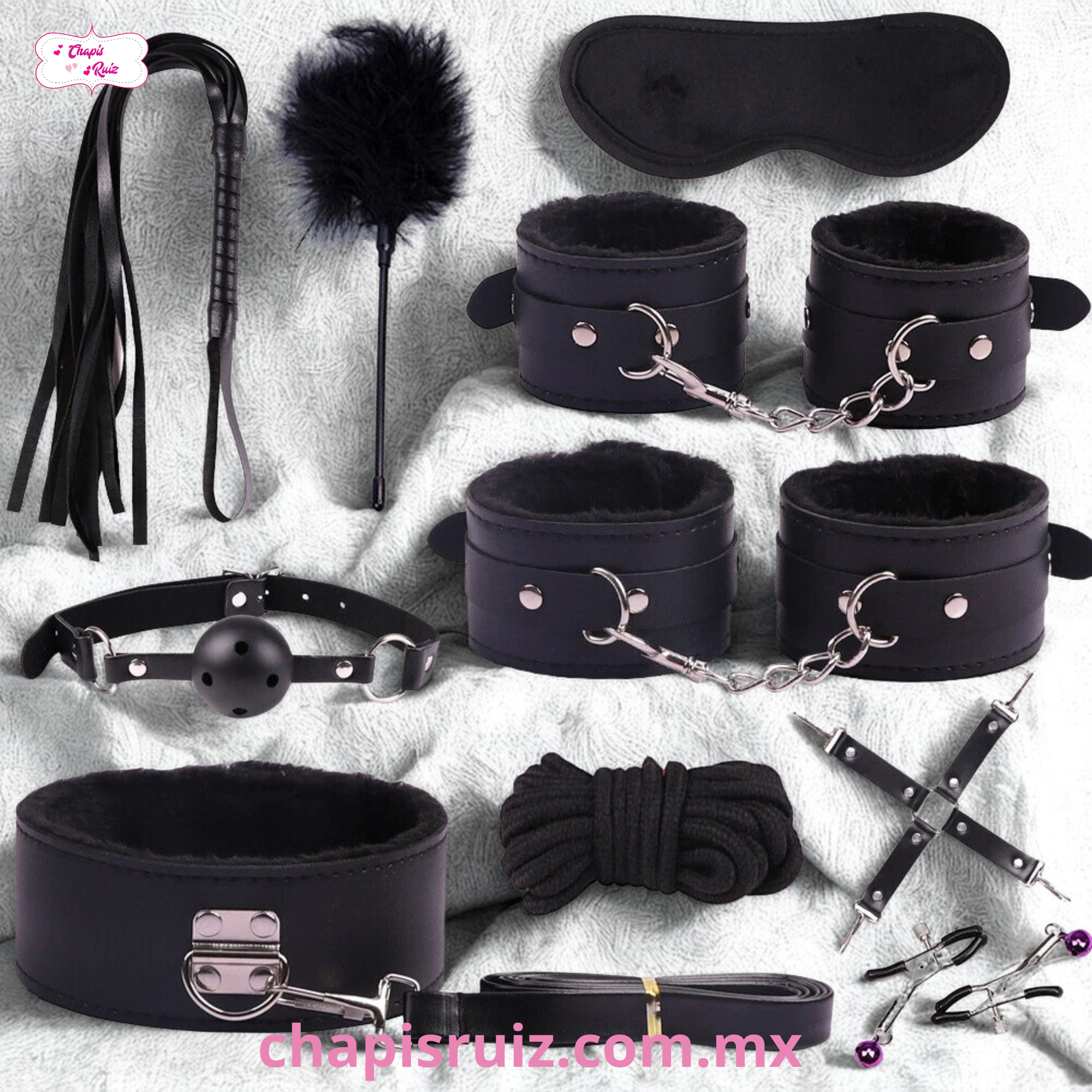 KIT BONDAGE 10PZ BDSM