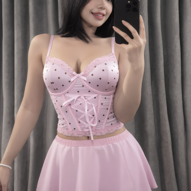 CORSET CHERRY DOLL 2113(NO INCLUYE FALDA)