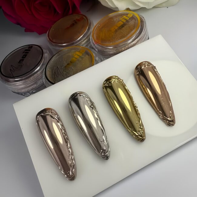 𝐏𝐀𝐐𝐔𝐄𝐓𝐄 𝐃𝐄 𝟒 𝐏𝐈𝐆𝐌𝐄𝐍𝐓𝐎𝐒 𝐆𝐎𝐋𝐃𝐄𝐍 𝐌𝐈𝐗 𝐌𝐈𝐒𝐒 𝐍𝐀𝐈𝐋𝐒